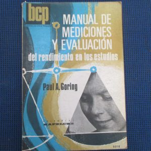Manual De Medicion Y Evaluacion Del Rendimiento En Los Estudios