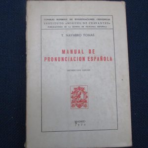 MANUAL DE PRONUNCIACION ESPAÑOLA