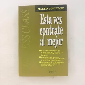 ESTA VEZ CONTRATE AL MEJOR, MARTIN JOHN YATE