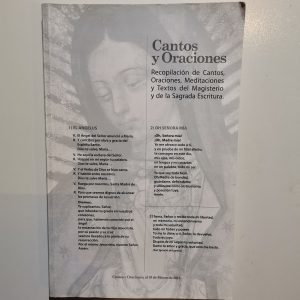 CANTOS Y ORACIONES, RECOPILACION DE CANTOS