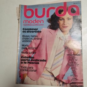Revista Burda Moden, Marzo 1978, Incluye Patrones Y Cuaderno explicativo en español