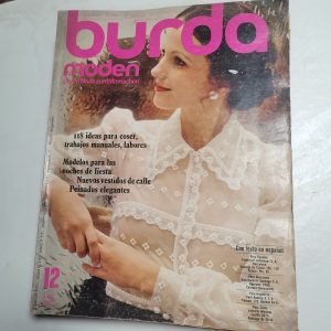 Revista Burda Moden, Diciembre 1972, Incluye Patrones Y Cuaderno explicativo en español