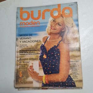 Revista Burda Moden, Mayo 1972, Incluye Patrones Y Cuaderno explicativo en español