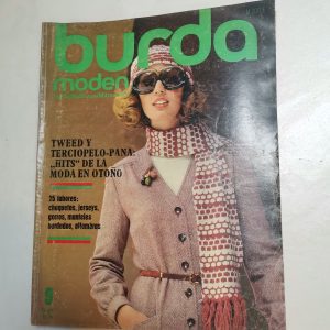 Revista Burda Moden, Septiembre 1974, Incluye Patrones Y Cuaderno explicativo en español