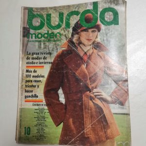 Revista Burda Moden, Octubre 1974, Incluye Patrones Y Cuaderno explicativo en español